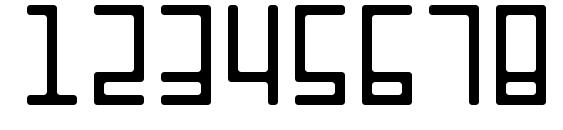 Totem Regular Font, Number Fonts
