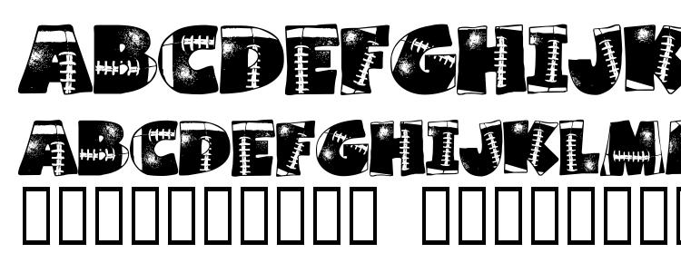 глифы шрифта Touchdow, символы шрифта Touchdow, символьная карта шрифта Touchdow, предварительный просмотр шрифта Touchdow, алфавит шрифта Touchdow, шрифт Touchdow