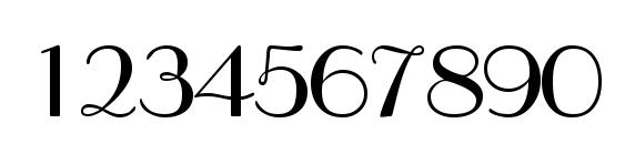 Touchessk regular Font, Number Fonts