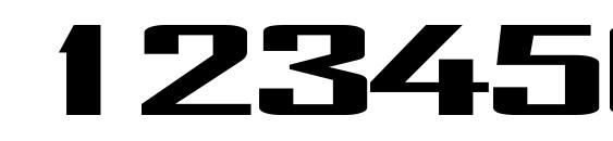 TR Heavy Font, Number Fonts