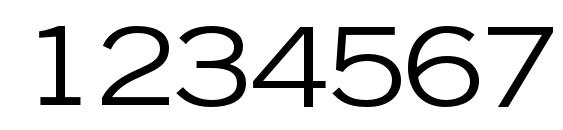 TradeGothicLTStd Extended Font, Number Fonts