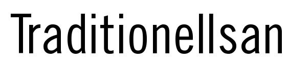 Traditionellsans normal Font, Free Fonts