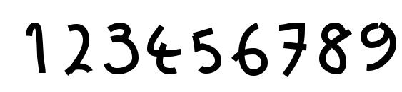 Tragicbu Font, Number Fonts