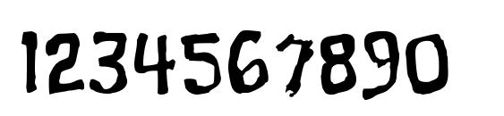 Trainwreck Font, Number Fonts