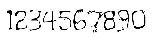 Trainwrecklite Font, Number Fonts