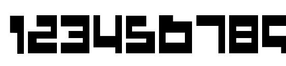 Trajia Condensed Font, Number Fonts