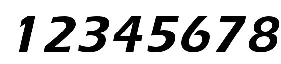 Trakker regular Font, Number Fonts