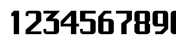 Trakkssk Font, Number Fonts