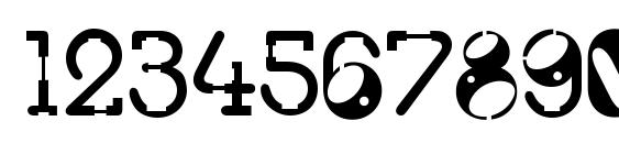 Tralfamadore Font, Number Fonts