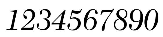 Шрифт Transitional 511 Italic BT, Шрифты для цифр и чисел