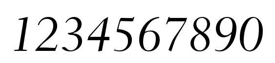 Transitional 551 Medium Italic BT Font, Number Fonts