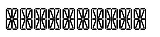 Transponder grid aoe Font, Number Fonts