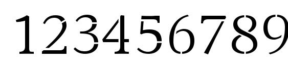 Transport Light SC Font, Number Fonts