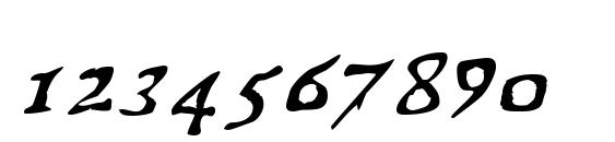 Treamd Font, Number Fonts