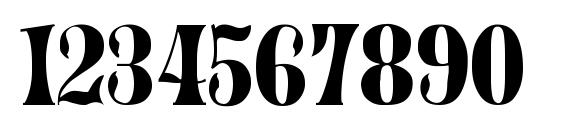 Treemain Font, Number Fonts