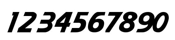 TrekkerTwo Regular Font, Number Fonts