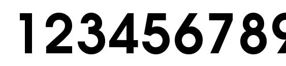 Trendexssk bold Font, Number Fonts