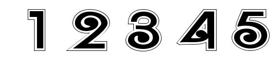 Trenz Font, Number Fonts