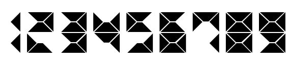 Triangel Font, Number Fonts