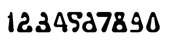 Triangulor Font, Number Fonts