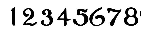 Tribalscapsssk regular Font, Number Fonts