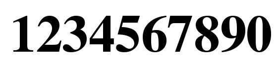 Tribune Bold Font, Number Fonts