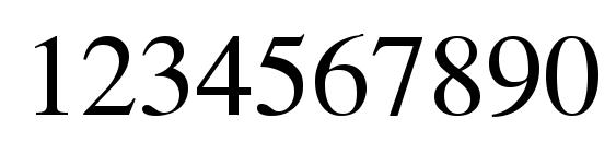 Tribune Regular Font, Number Fonts