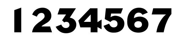 Tricornedisplayssk regular Font, Number Fonts