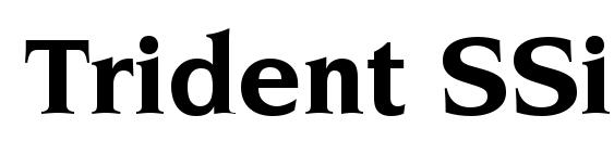 Trident SSi Bold font, free Trident SSi Bold font, preview Trident SSi Bold font