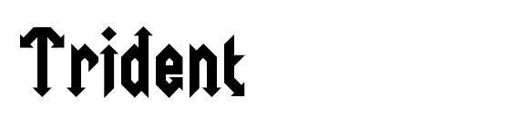 Trident Font