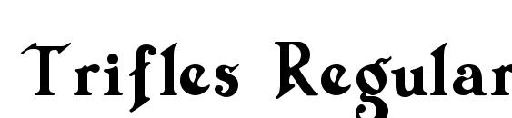 Trifles Regular Font