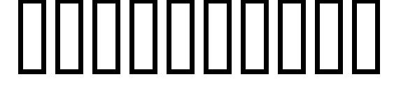 Trilliumcapsssk bold Font, Number Fonts