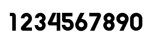 Triossk regular Font, Number Fonts