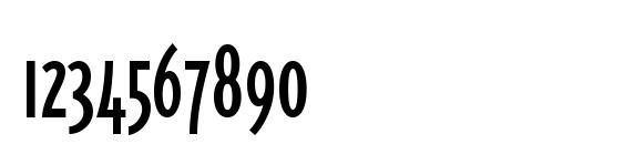 TriplexCondRegular Font, Number Fonts