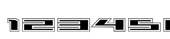 Trireme Academy Font, Number Fonts