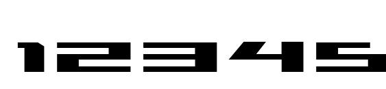 Trireme Bold Font, Number Fonts