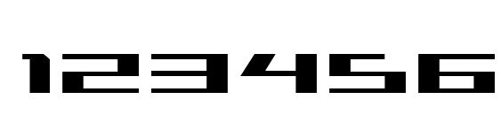 Trireme Condensed Font, Number Fonts