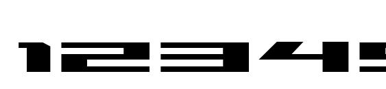 Trireme Expanded Bold Font, Number Fonts