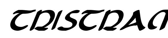 Шрифт Tristram Bold Italic