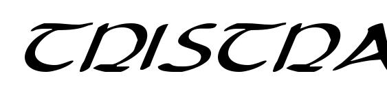 шрифт Tristram Expanded Italic, бесплатный шрифт Tristram Expanded Italic, предварительный просмотр шрифта Tristram Expanded Italic