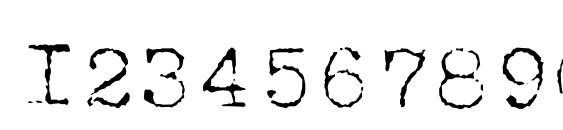 Trixiecyr light Font, Number Fonts