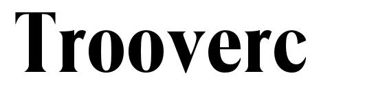 Trooverc font, free Trooverc font, preview Trooverc font
