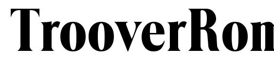 TrooverRoman font, free TrooverRoman font, preview TrooverRoman font
