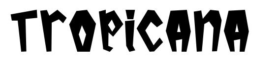 Tropicana Plain Font