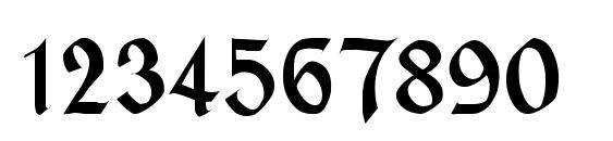 TROSIA Regular Font, Number Fonts