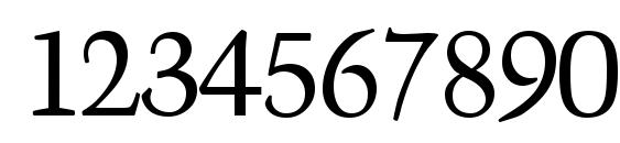 Troubadour Regular Font, Number Fonts