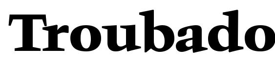 шрифт Troubadour Xbold Regular, бесплатный шрифт Troubadour Xbold Regular, предварительный просмотр шрифта Troubadour Xbold Regular