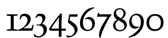 TroubadourSmc Regular Font, Number Fonts