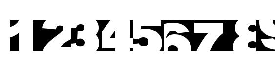 Trucker Font, Number Fonts