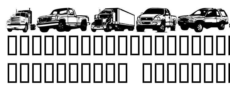 glyphs Trucks for Judy S font, сharacters Trucks for Judy S font, symbols Trucks for Judy S font, character map Trucks for Judy S font, preview Trucks for Judy S font, abc Trucks for Judy S font, Trucks for Judy S font